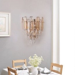Evropská nástěnná svítidla Crystal Wall Lights Koupelna