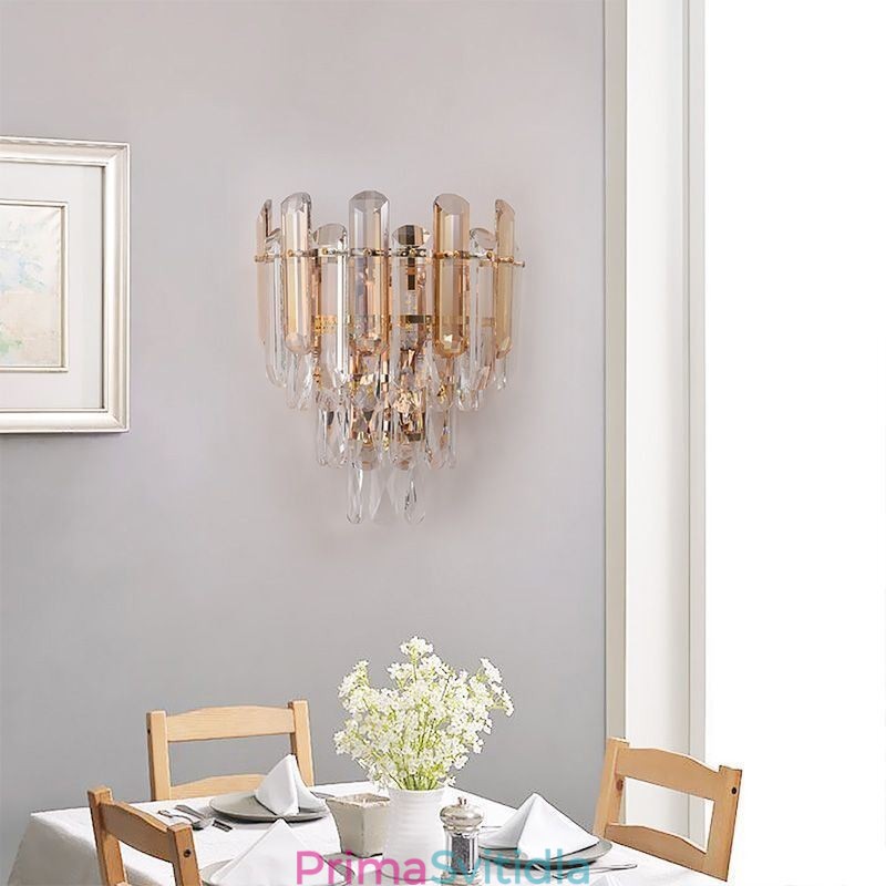 Evropská nástěnná svítidla Crystal Wall Lights Koupelna