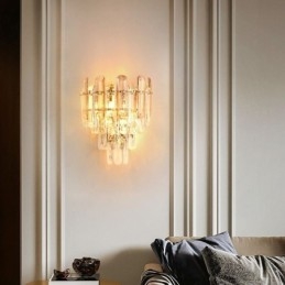 Evropská nástěnná svítidla Crystal Wall Lights Koupelna