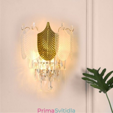 Moderní nástěnné svítidlo Crystal Wall Sconce 2X Base Moderní nástěnné svítidlo Crystal Wall Sconce 2X Base