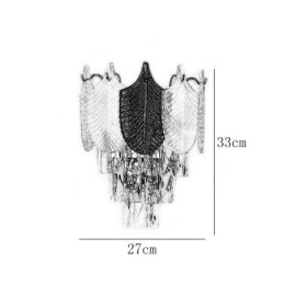 Moderní nástěnné svítidlo Crystal Wall Sconce 2X Base