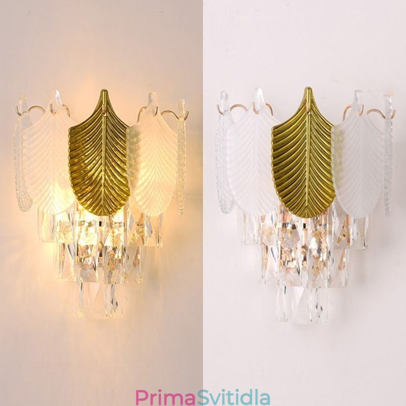 Moderní nástěnné svítidlo Crystal Wall Sconce 2X Base