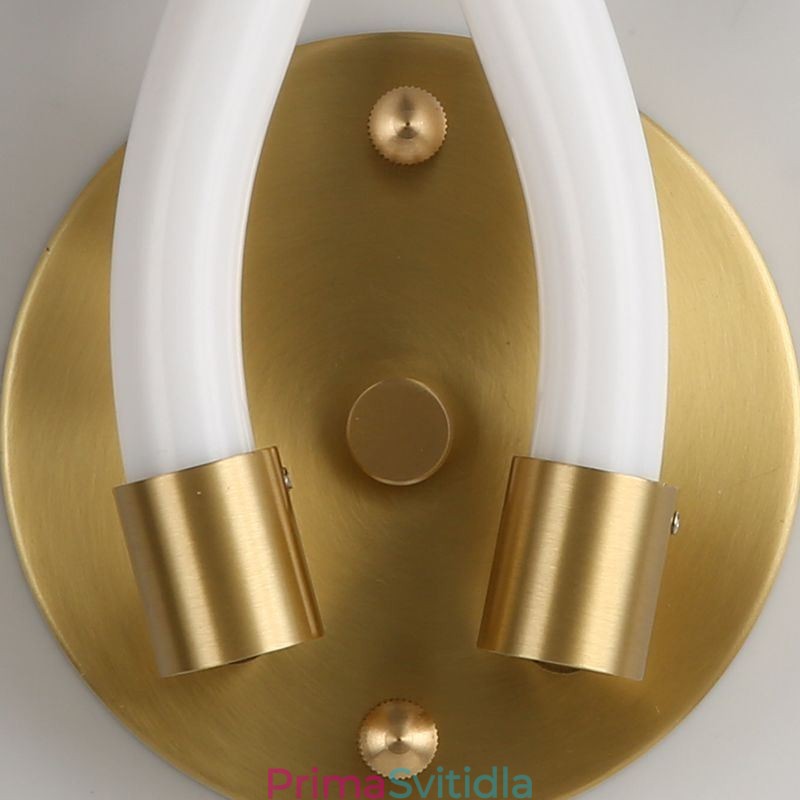 Moderní nástěnné světlo Creativity Sconce Nástěnná lampa Měděný Ovčí roh 2 světla