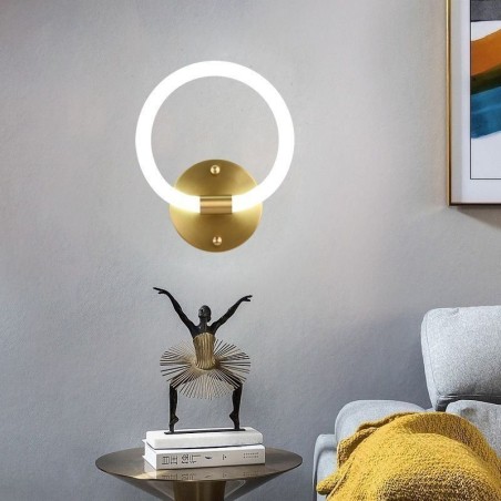 Moderní nástěnná svítidla s kruhovými nástěnnými svítidly Tricolor Stmívání Moderní nástěnná svítidla s kruhovými nástěnnými svítidly Tricolor Stmívání