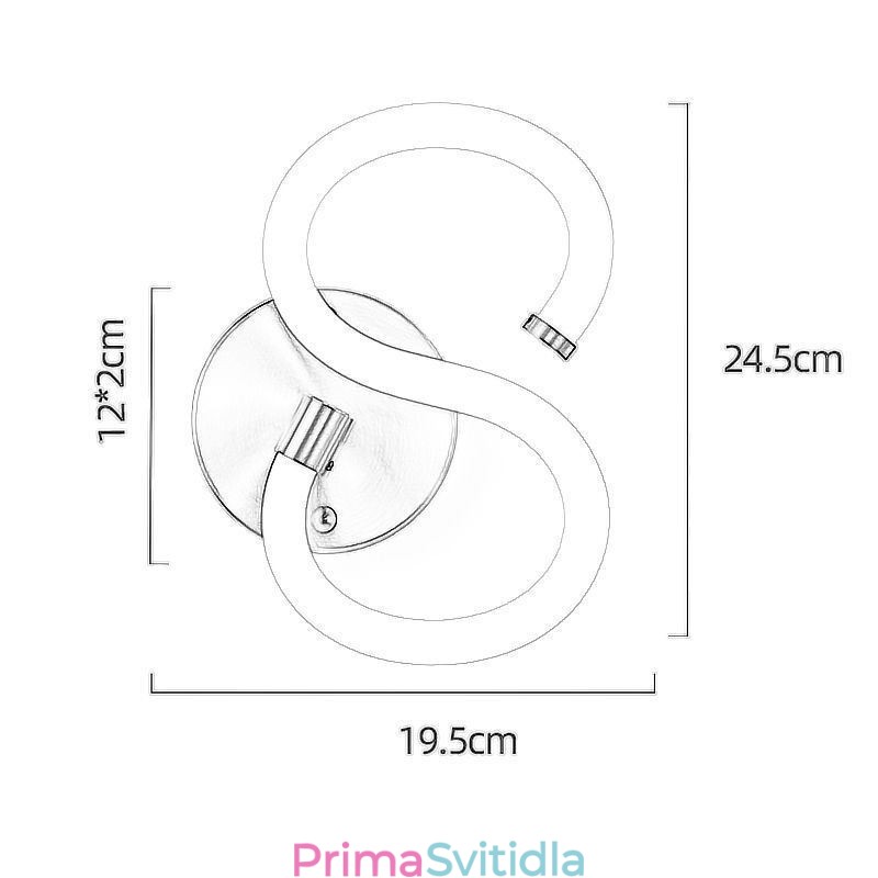 Písmeno Světla Abeceda Nástěnné Světlo