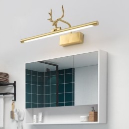 Severská mosazná nástěnná lampa Zrcadlové přední světlo