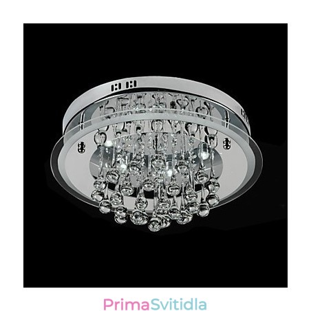 Moderní současná Chrome Crystal zapuštěná montáž Moderní současná Chrome Crystal zapuštěná montáž