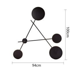 Moderní nástěnné svítidlo geometrického tvaru železné svítidlo nástěnné svítidlo