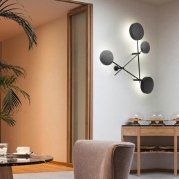 Moderní nástěnné svítidlo geometrického tvaru železné svítidlo nástěnné svítidlo