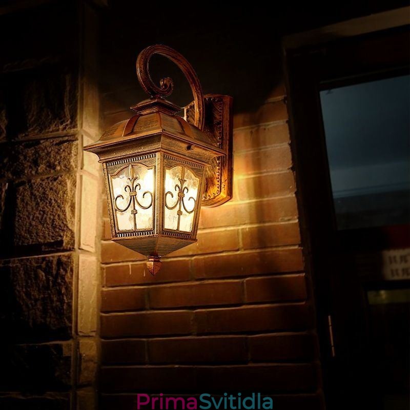 Evropské retro venkovní nástěnné svítidlo vodotěsné šípové nástěnné svítidlo