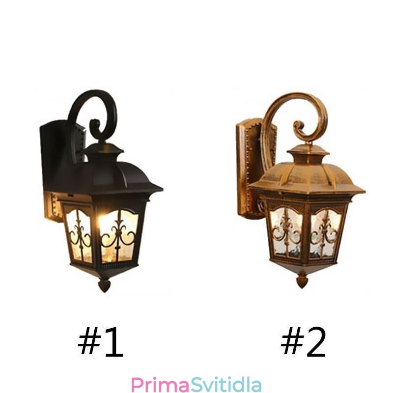 Evropské retro venkovní nástěnné svítidlo vodotěsné šípové nástěnné svítidlo