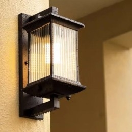 Čínské venkovní světlo voděodolné skleněné nástěnné světlo Nádvoří chodba Zahrada Balkon