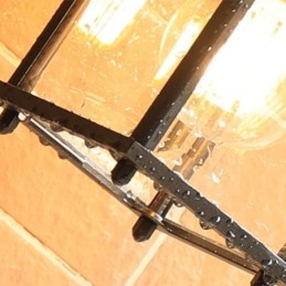 Evropské venkovní nástěnné svítidlo Vodotěsné čtvercové sloupové nástěnné světlo Nádvoří Zahrada Balkon