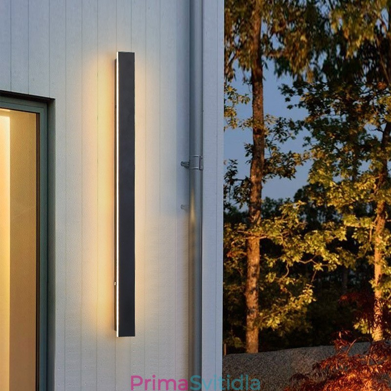 Venkovní dlouhé moderní moderní nástěnné svítidlo nástěnné svítidlo IP 44 pro verandu a zahradu