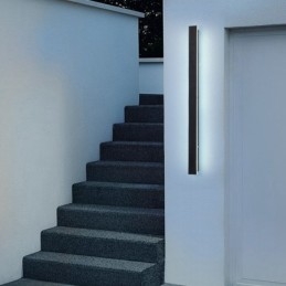 Venkovní dlouhé moderní moderní nástěnné svítidlo nástěnné svítidlo IP 44 pro verandu a zahradu