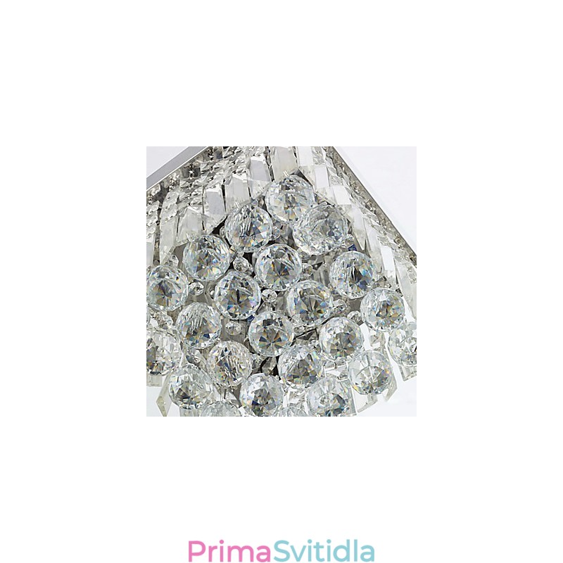 Moderní moderní křišťálový kovový zapuštěný držák