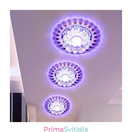 Křišťálová stropní lampa Bodové svítidlo SMD 3W kreativní lampa tubusové světlo Barevné kopulovité světlo Křišťálová stropní lampa Bodové svítidlo SMD 3W kreativní lampa tubusové světlo Barevné kopulovité světlo