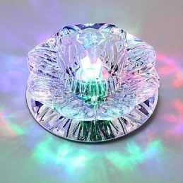 Křišťálová stropní lampa Bodové svítidlo SMD 3W kreativní lampa tubusové světlo Barevné kopulovité světlo