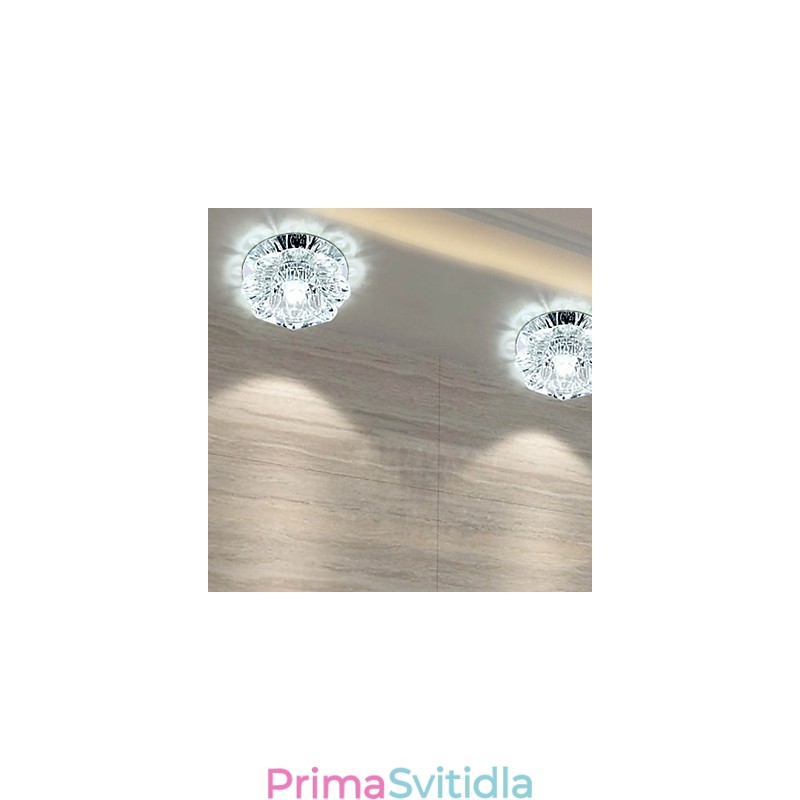 Křišťálová stropní lampa Bodové svítidlo SMD 3W kreativní lampa tubusové světlo Barevné kopulovité světlo