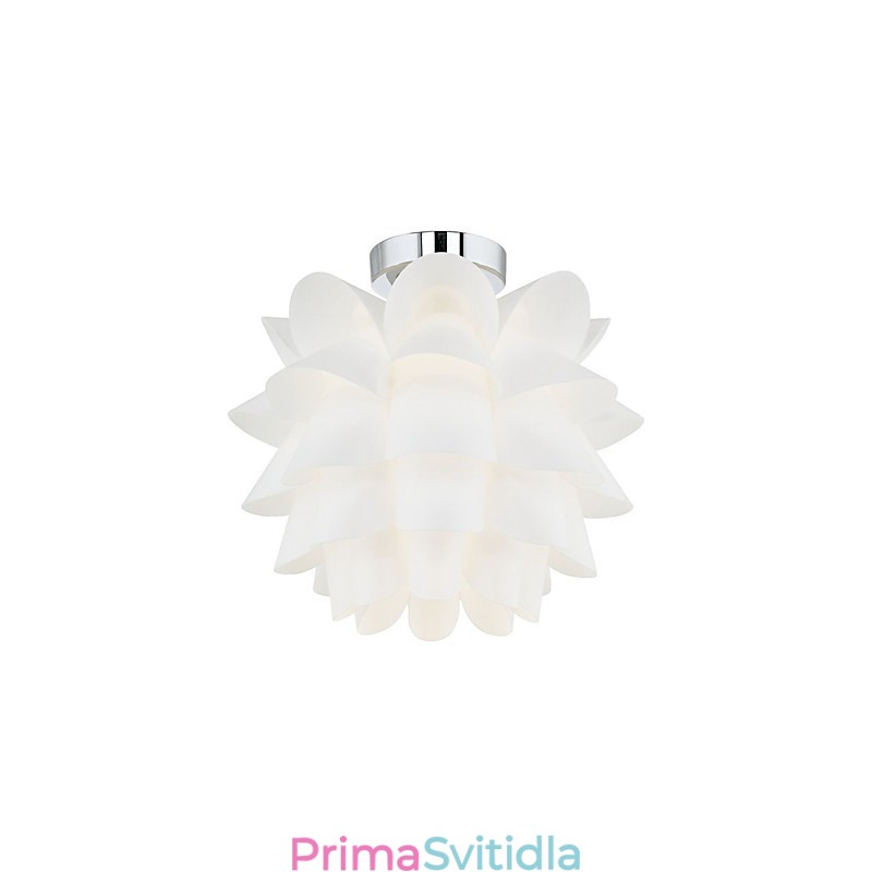 Bílé květinové stropní svítidlo 1 svítidlo závěsné závěsné svítidlo