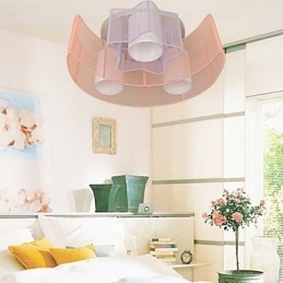 Kreslení Linka Romantické Hvězdy Měsíc Absorbuje Dome Light Lamp