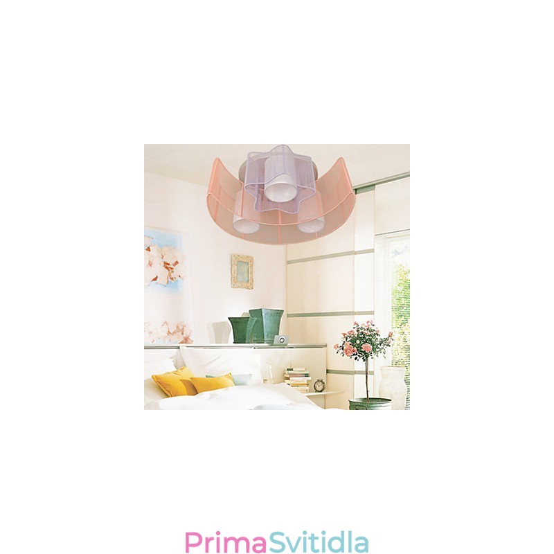 Kreslení Linka Romantické Hvězdy Měsíc Absorbuje Dome Light Lamp