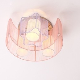 Kreslení Linka Romantické Hvězdy Měsíc Absorbuje Dome Light Lamp
