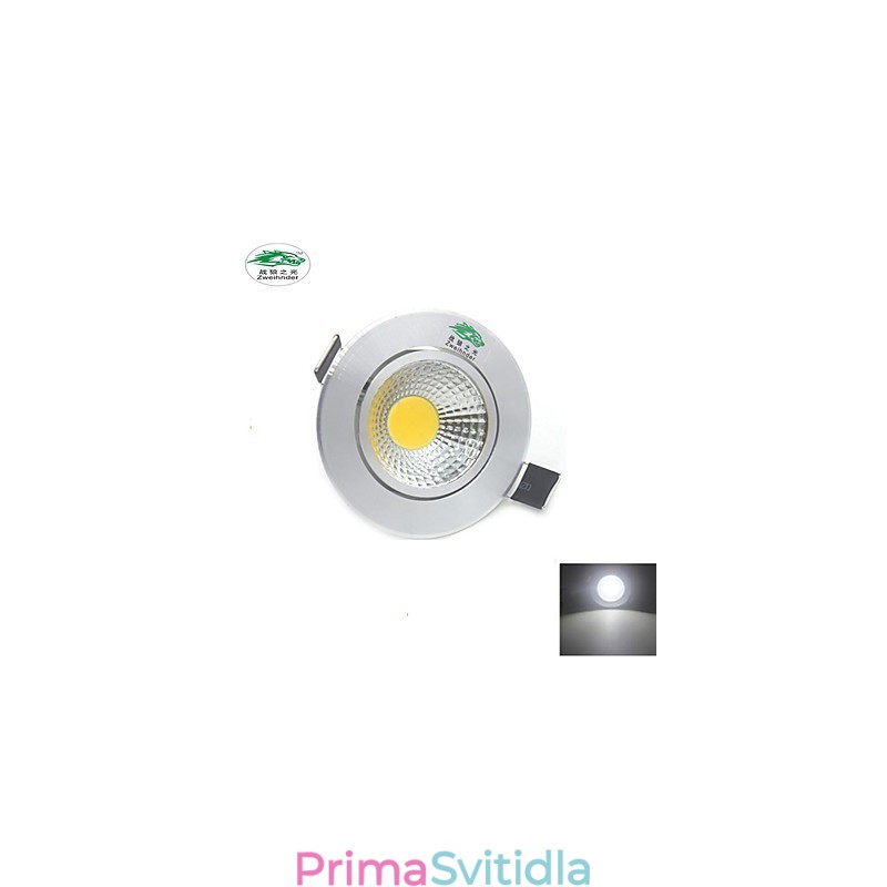 4ks Zweihnder 3W 300Lm COB stropní svítidlo Downlight teplé bílé světlo