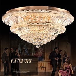 Moderní luxusní 9Moderní křišťálové stropní svítidlo Absorb Dome Light Průměr 80CM