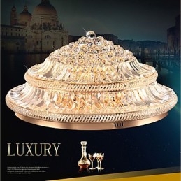 Moderní luxusní 9Moderní křišťálové stropní svítidlo Absorb Dome Light Průměr 80CM