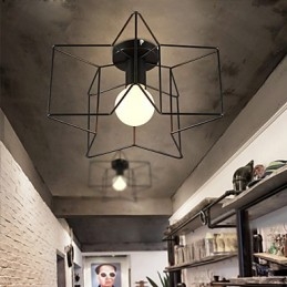 Pentagramová moderní kreativní svítidla na verandě, která absorbují světlo kopule