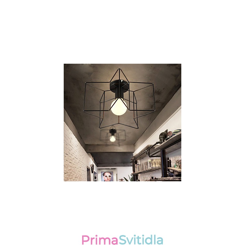 Pentagramová moderní kreativní svítidla na verandě, která absorbují světlo kopule