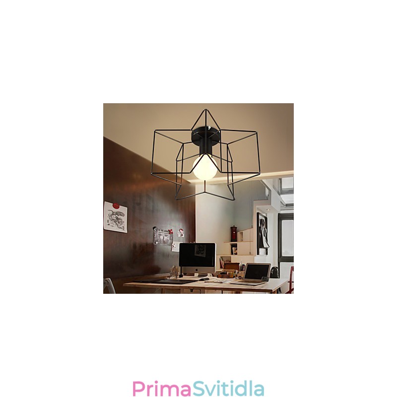 Pentagramová moderní kreativní svítidla na verandě, která absorbují světlo kopule