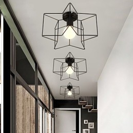 Pentagramová moderní kreativní svítidla na verandě, která absorbují světlo kopule