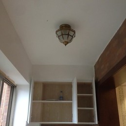 Tradiční klasická mosazná kovová zapuštěná bodová světla v mini stylu
