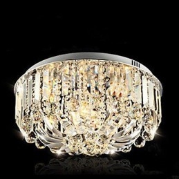 Kontrolní světelný zdroj podsekce Flush Mount Lights Crystal Metal Fashion Modern Classic