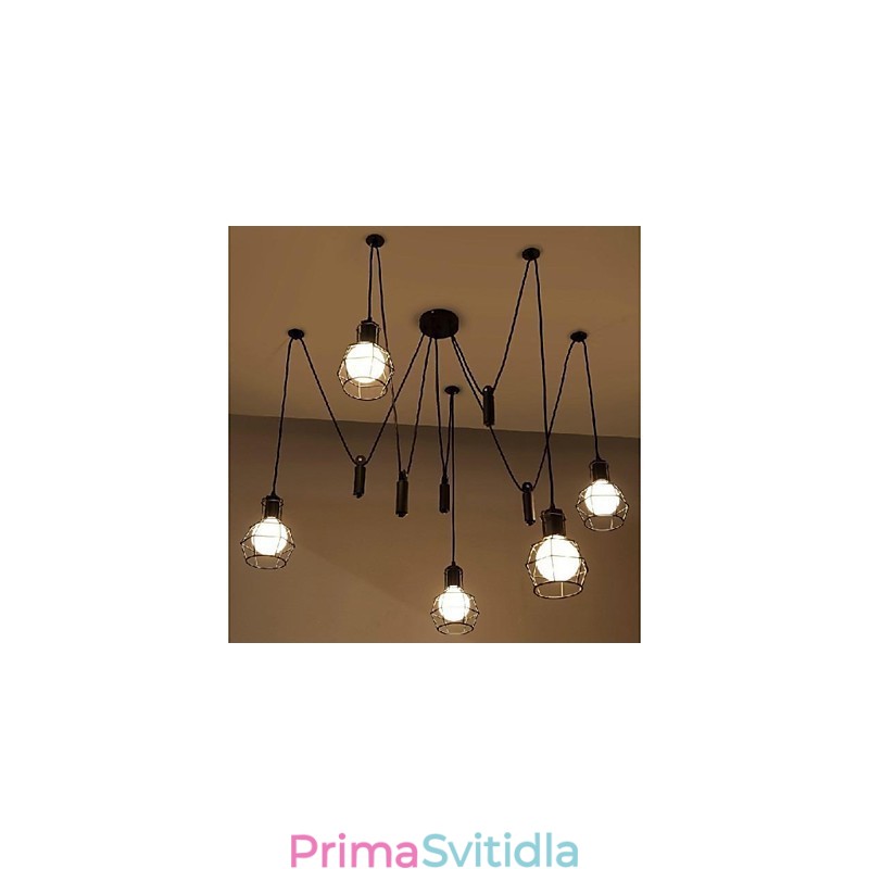Tradiční klasická klasická vintage retro lucerna ve venkovském stylu mini malba s kovovým závěsným světlem jídelní