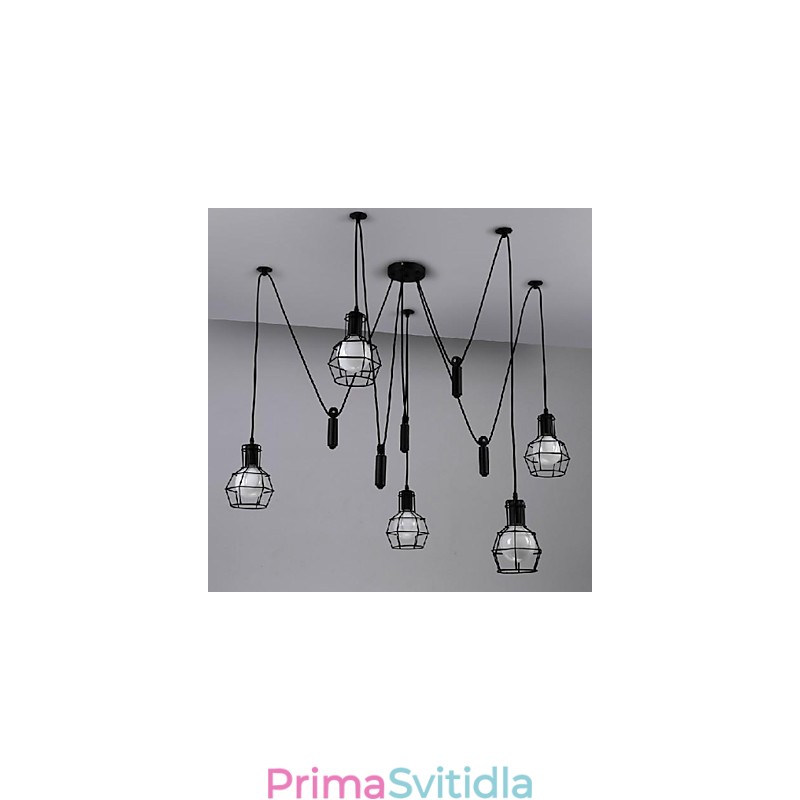 Tradiční klasická klasická vintage retro lucerna ve venkovském stylu mini malba s kovovým závěsným světlem jídelní