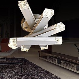Moderní současná kovová zapuštěná montáž