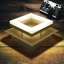 9W moderní moderní akrylátový zapuštěný držák