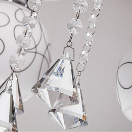 Lustr Modern Crystal Living 8 světel