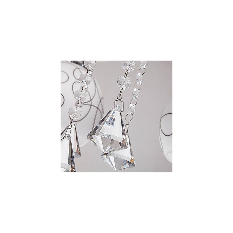 Lustr Modern Crystal Living 8 světel