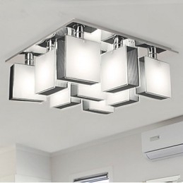 Moderní moderní chromová kovová zapuštěná montáž