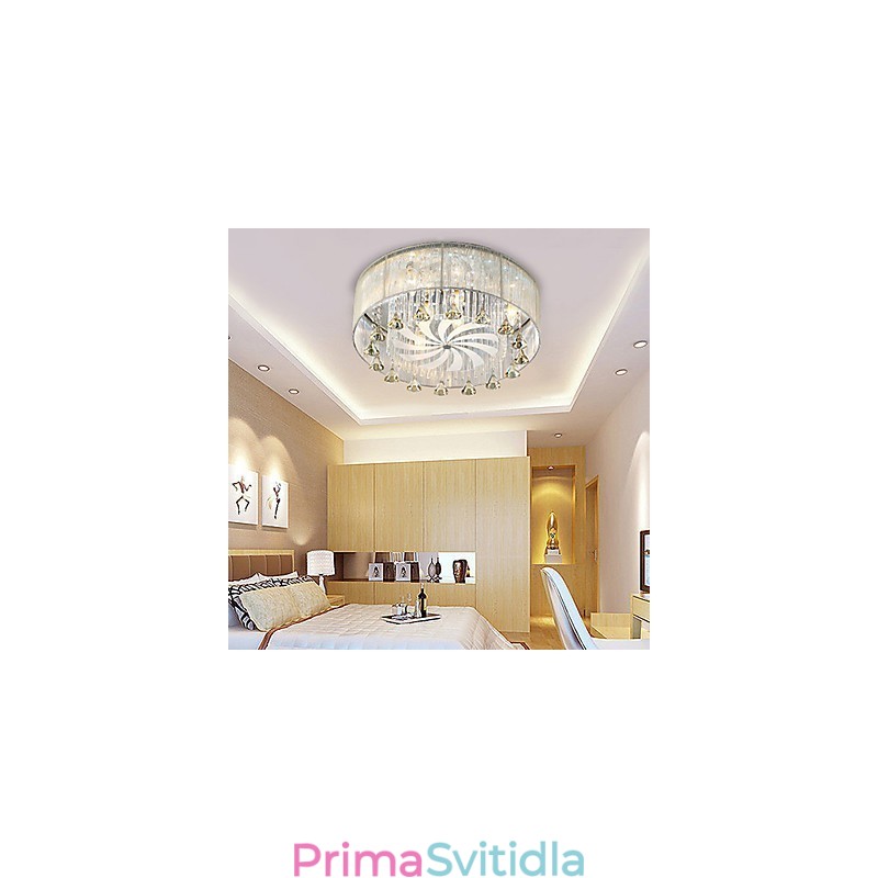 Zapuštěné křišťálové moderní moderní sklo