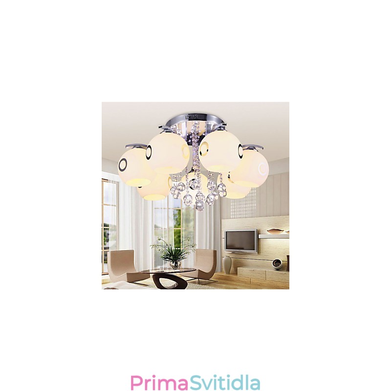 Zapuštěné křišťálové moderní moderní sklo