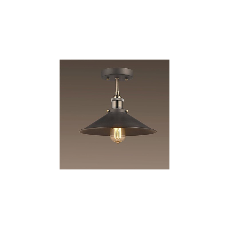 Vintage Mini Edison stropní svítidlo 1 zapuštěná montáž z lehkého kovu