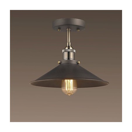 Vintage Mini Edison stropní svítidlo 1 zapuštěná montáž z lehkého kovu Vintage Mini Edison stropní svítidlo 1 zapuštěná montáž z lehkého kovu