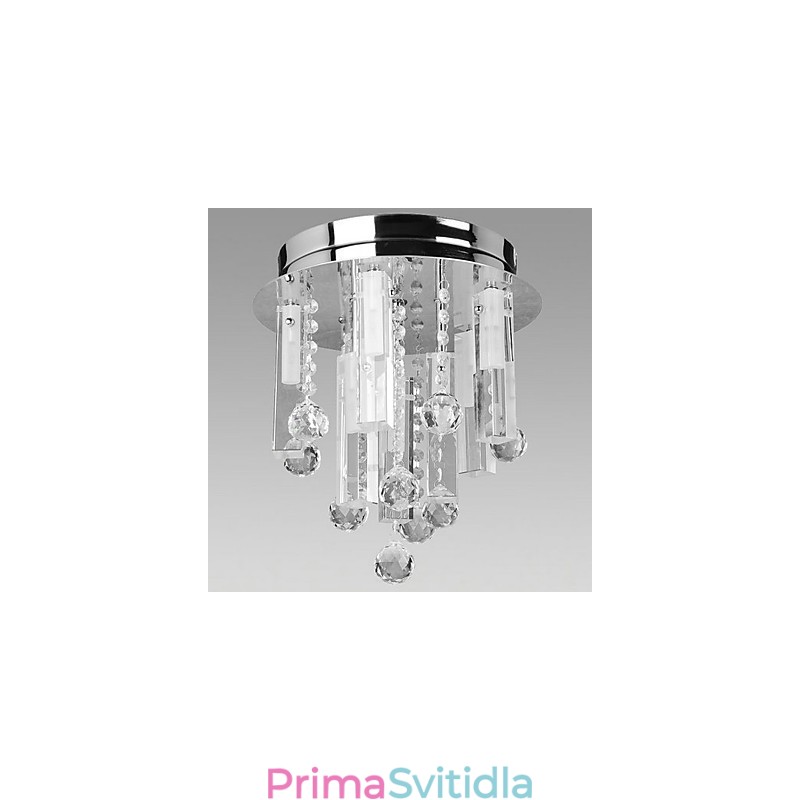 Křišťálové stropní svítidlo s 8 světly