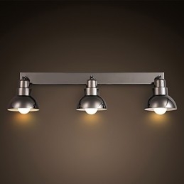 Zapuštěná hlava Trinal Light White Glass Hliníkový rám Módní moderní