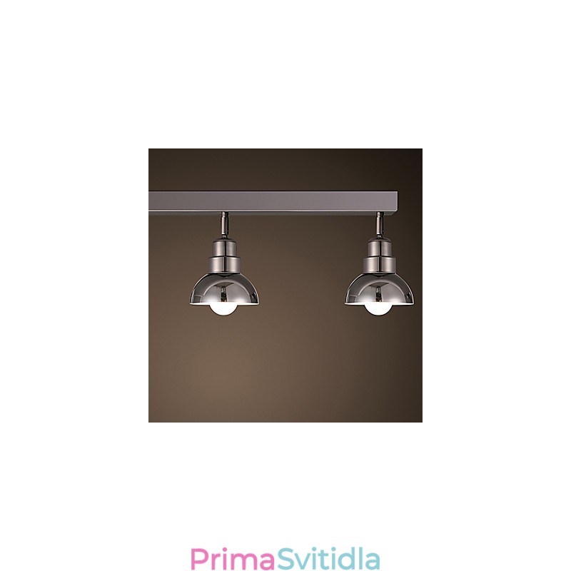 Zapuštěná hlava Trinal Light White Glass Hliníkový rám Módní moderní